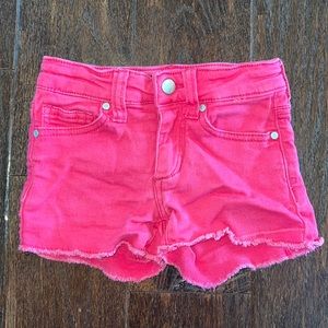 Joes jeans hot pink cut off shorts EUC 4 with internal size adjustable buttons